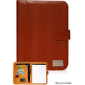 13 in. x 9.75 in. Personalized Brown Portfolio